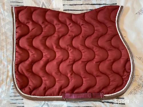 Equitation - Tapis de Selle « Polyfun » Cheval bordeaux - photo 5