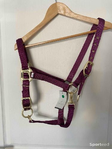 Equitation - Licol « Nylon » Cheval bordeaux - photo 6