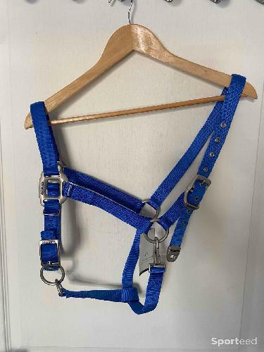 Equitation - Licol « Nylon » Cheval bleu - photo 6