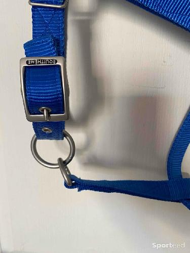 Equitation - Licol « Nylon » Cheval bleu - photo 6