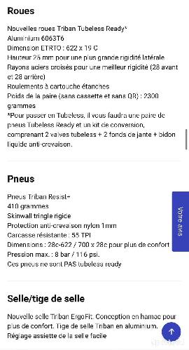 Vélo route - Vélo de route Triban RC500 - photo 6