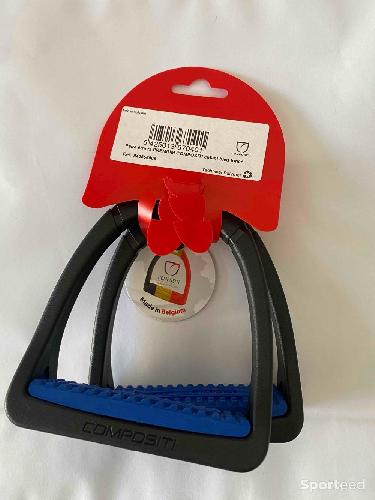 Equitation - Etriers « Premium » bleu enfant - photo 5