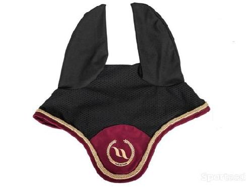 Equitation - Bonnet Chasse-mouches « Night Collection » rouge - photo 3