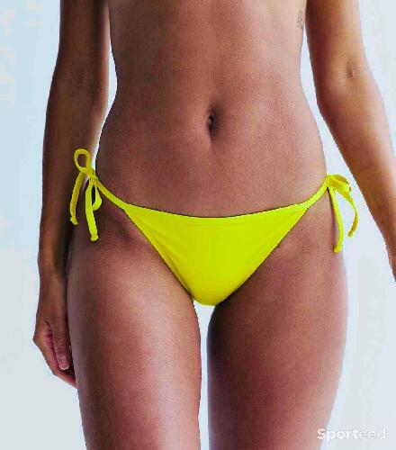 Natation - Bas maillot de bain jaune fluo Ardène Basic - photo 5