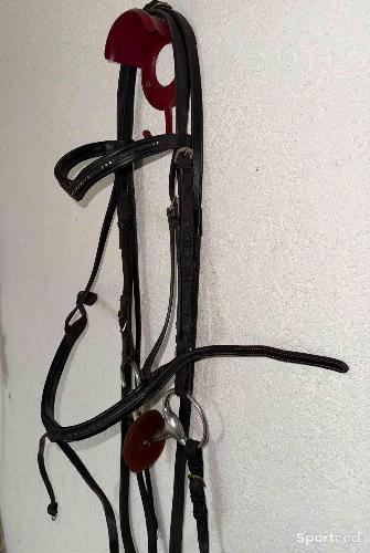 Equitation - Filet taille cheval / mors / rondelles - photo 6