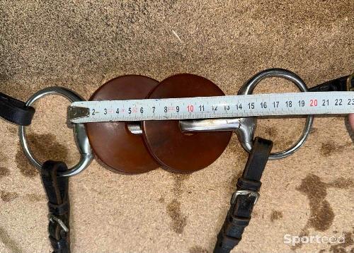 Equitation - Filet taille cheval / mors / rondelles - photo 6