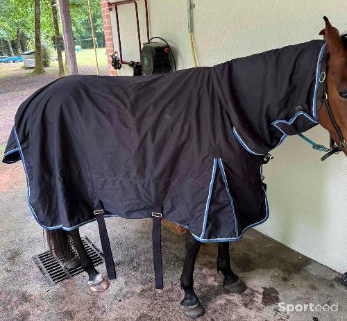Equitation - Couverture bleu marine Horze  - photo 6