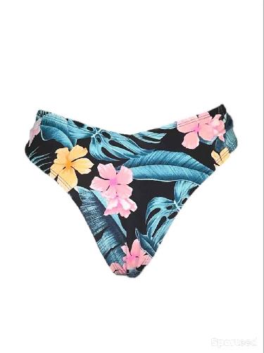 Natation - Bas maillot de bain motif floral échancré Ardène Swim - photo 4