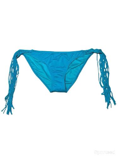 Natation - Bas maillot de bain bleu franges latérales – Ardène Swim - photo 3