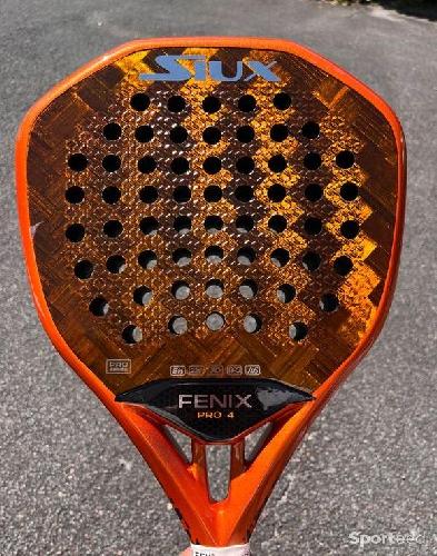 Padel - ⚠ Affaire : Siux Fenix Pro IV / 4 + 30 surgrips perforés + protection de raquette - photo 6