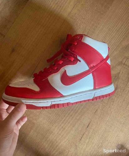 Basket-ball - Dunk High (GS) - Rouge et blanc - photo 6