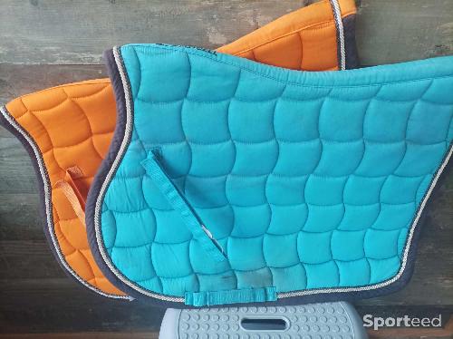 Equitation - Lot de 2 tapis de selle mixte lamicell - photo 6
