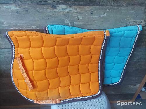 Equitation - Lot de 2 tapis de selle mixte lamicell - photo 6