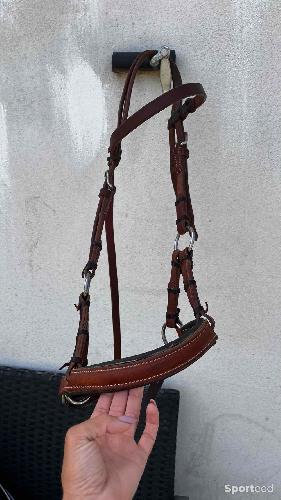 Equitation - Sidepull cuir cheval - photo 3