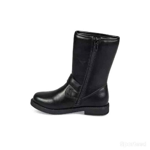 Sportswear - Bottines Nini & Girls noires avec cœurs, strass et sangle - photo 6