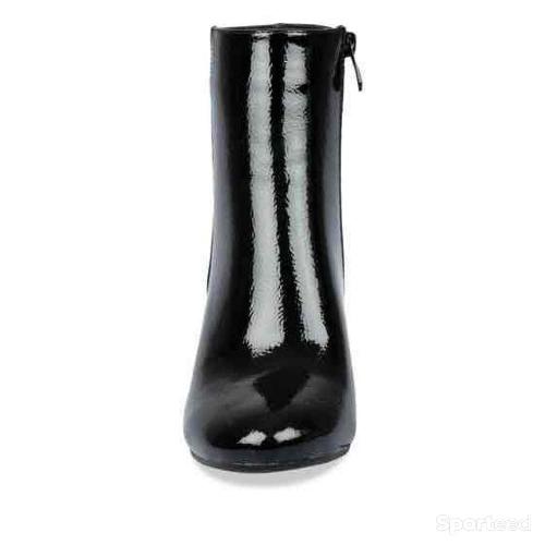 Sportswear - Bottines Sinéquanone Noir Vernis fermeture éclair Femme - photo 6