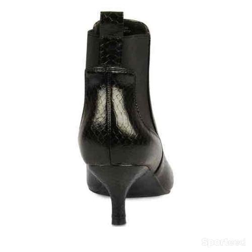 Sportswear - Bottines Sinéquanone Noir double fermeture élastique Femme - photo 6