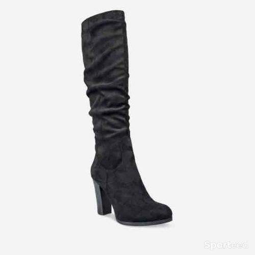 Sportswear - Botte My Botega Noir Daim Femme - photo 6