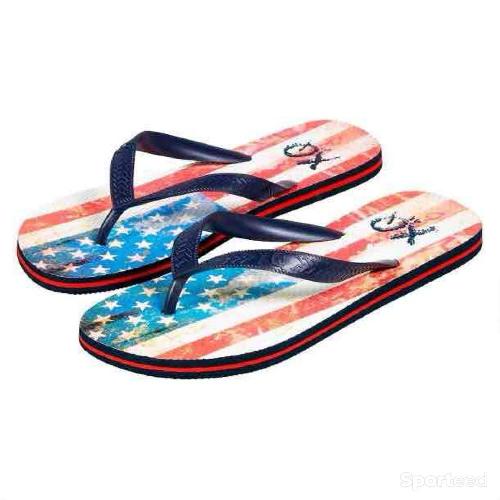 Sportswear - Tong XQ Flip Flops Drapeau Américain - photo 5