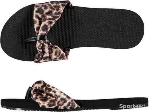 Sportswear - Claquette XQ Foot Wear noeud léopard Femme - photo 3