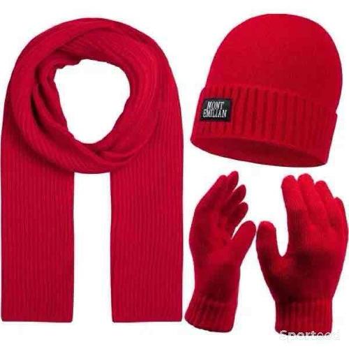 Sportswear - Bonnet + Gant + Echarpe MONT EMILIAN Femmes rouge - photo 6