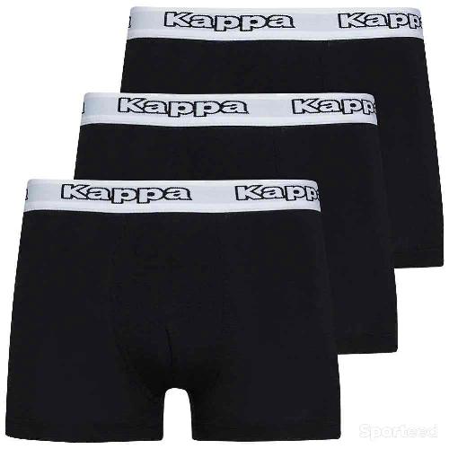 Sportswear - Lot de 3 Caleçons Kappa Noir Homme - photo 3