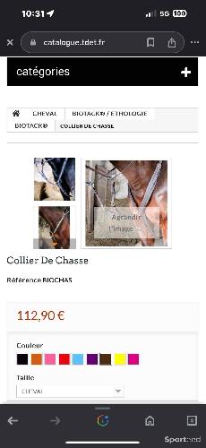 Equitation - Collier de chasse tdet - photo 6