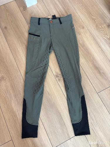 Equitation - Pantalon vert , de cheval  - photo 5