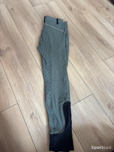 Equitation - Pantalon vert , de cheval  - photo 5