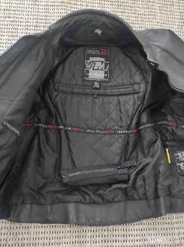 Moto route - Blouson protection moto cuir noir / Universal Moto - 38/M - photo 6