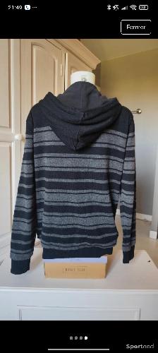 Randonnée / Trek - Veste à capuche épaisse zippée doublée fourrure- demi-saison/hiver - XL - photo 5
