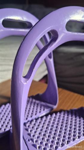 Equitation - Étrier métal violet - photo 5