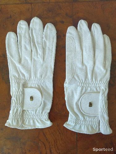 Equitation - Gants d’équitation blancs Roeckl Grip - photo 6