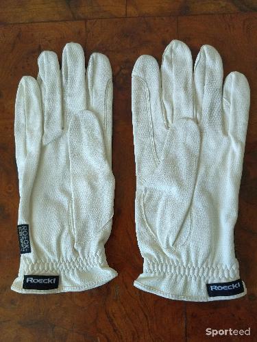 Equitation - Gants d’équitation blancs Roeckl Grip - photo 6