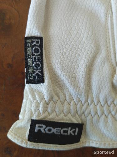 Equitation - Gants d’équitation blancs Roeckl Grip - photo 6