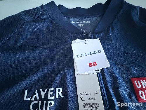 Tennis - Polo match bleu marine : Federer - photo 4