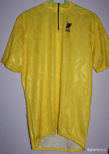 Vélo route - Maillot été vélo, manches courtes - AZURA - jaune - taille 8 (xxl) - photo 4
