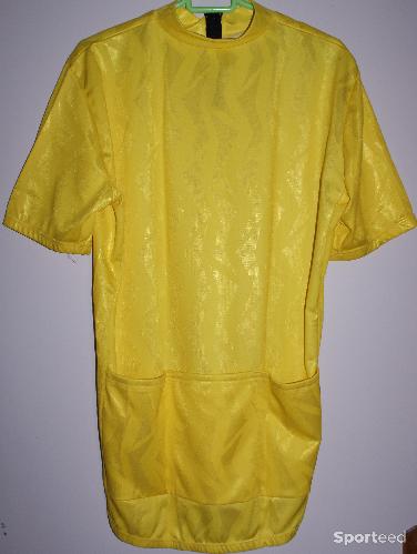 Vélo route - Maillot été vélo, manches courtes - AZURA - jaune - taille 8 (xxl) - photo 4