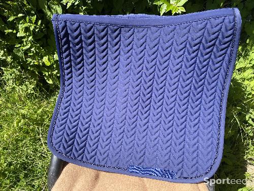 Equitation - Tapis de dressage Fishbone marine - photo 4