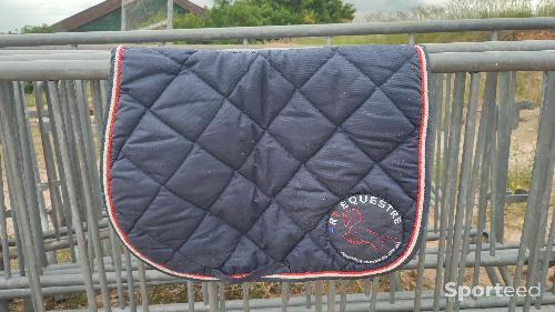 Equitation - Tapis de selle Art Équestre bleu marine  - photo 3