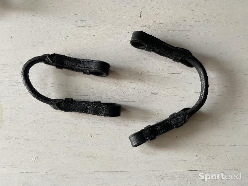 Equitation - Alliances de mors cuir noir - photo 3