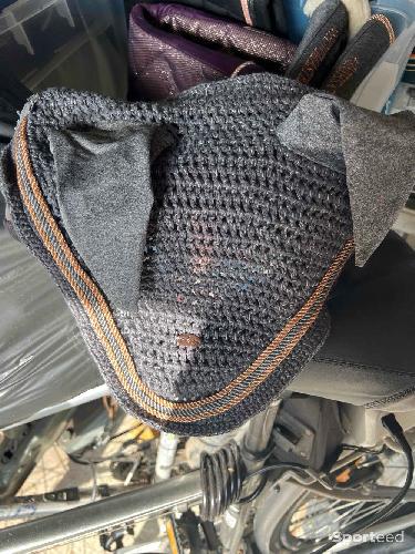 Equitation - Ensemble tapis bonnet gris rose gold - photo 4