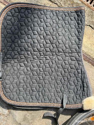 Equitation - Ensemble tapis bonnet gris rose gold - photo 4