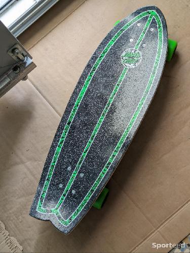 Skateboard / Longboard - Santa Cruz Flier Collage Dot Shark Cruiser 8.8' x 27.7' - photo 6