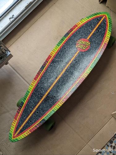 Skateboard / Longboard - Santa Cruz Serape Dot Pintail Longboard 9.2' x 33' - photo 6