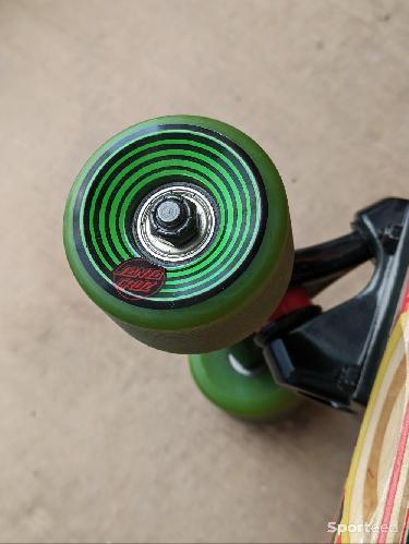 Skateboard / Longboard - Santa Cruz Serape Dot Pintail Longboard 9.2' x 33' - photo 6