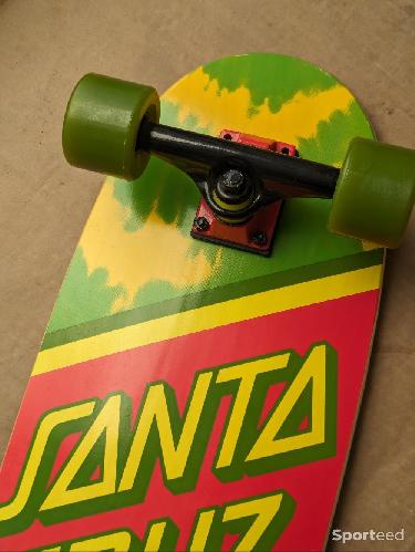 Skateboard / Longboard - Santa Cruz Rasta Tie Dye Cruiser 8.79' x 29.05' - photo 6