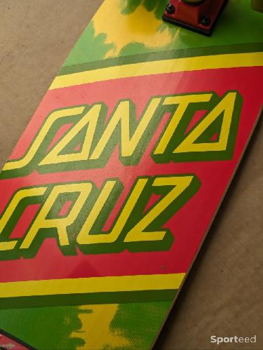 Skateboard / Longboard - Santa Cruz Rasta Tie Dye Cruiser 8.79' x 29.05' - photo 6