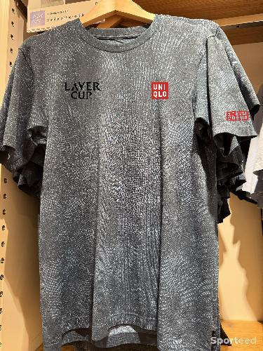 Tee-shirt entraînement Federer : gris souris