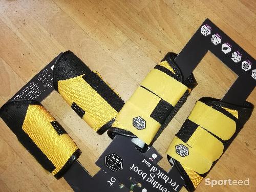 Equitation - ensemble guetres cross QHP couleur citrus - photo 5